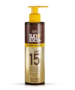 Eva Sun and sea shimmer tanning oil