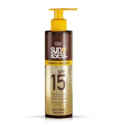 Eva Sun and sea shimmer tanning oil