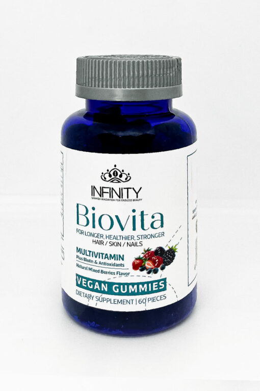 Infinity Biovita Multi-vitamin - 60 gummies for nails, skin, & hair