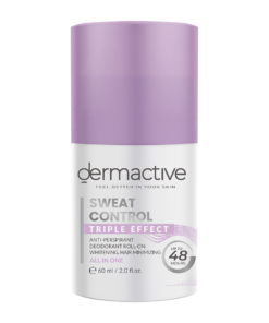 DERMACTIVE SWEAT CONTROL TRIPLE EFFECT DEODORANT ROLL ON - 60ML