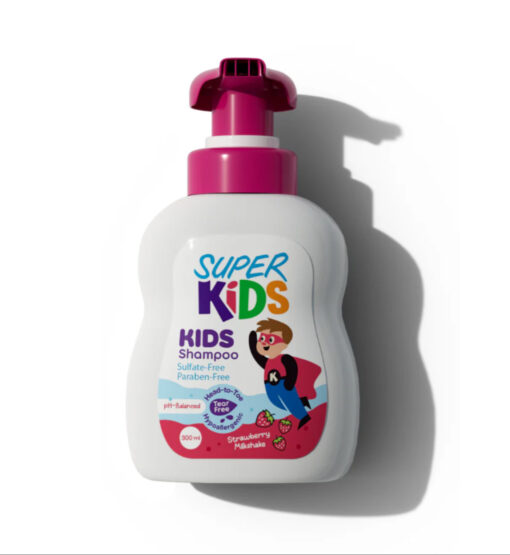 SuperKids Shampoo Strawberry milkshake-300Ml