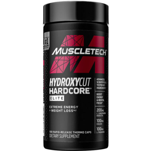 Hydroxycut Hardcore Elite Muscletech - 100 tab