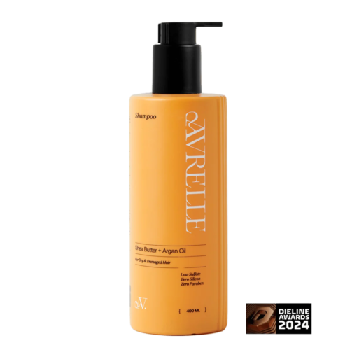 Avrelle Shea Butter + Argan Oil Low Sulfate Shampoo For Dry And Damaged Hair - 400 Ml